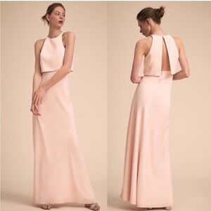 Jill Stuart BHLDN Iva Crepe Maxi Dress